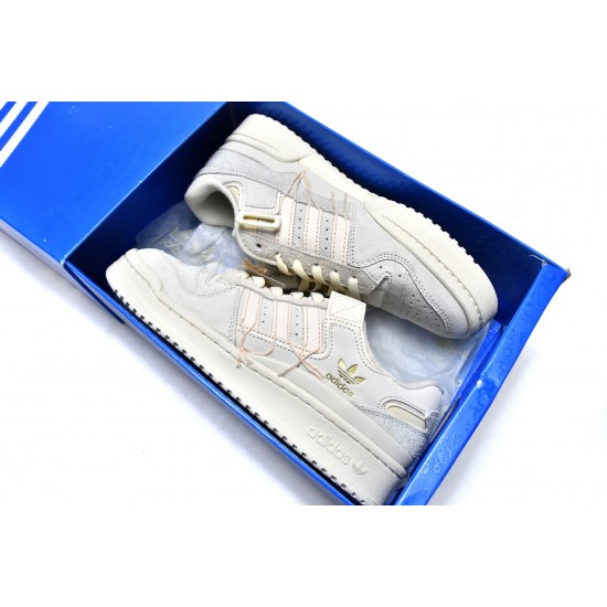 Adidas Originals Forum 84 Low Off White Halo Blush For Women And Men Running Shoes GW0299