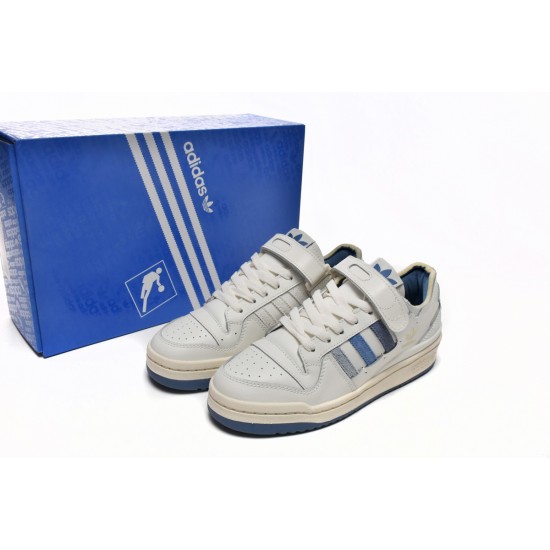 Adidas Originals Forum 84 Low White Altered Blue For Women And Men Running Shoes GW4333