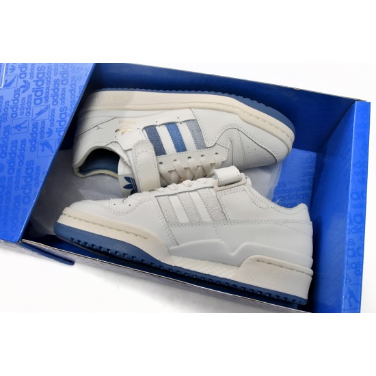 Adidas Originals Forum 84 Low White Altered Blue For Women And Men Running Shoes GW4333