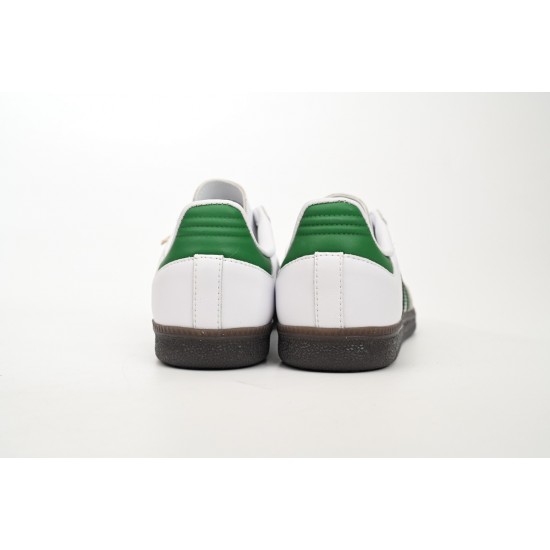 Adidas Originals Samba Vegan OG Black Vintage White Green For Women And Men Running Shoes IG1024