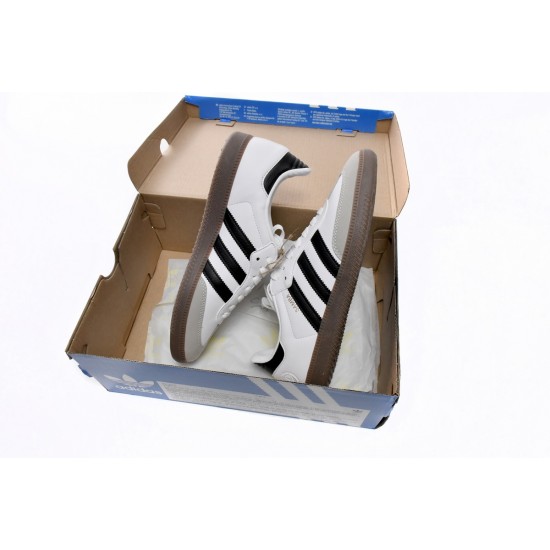 Adidas Originals Samba Vegan OG White Black For Women And Men Running Shoes FW2427