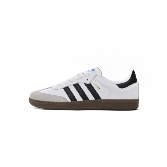 Adidas Originals Samba Vegan OG White Black For Women And Men Running Shoes H01877