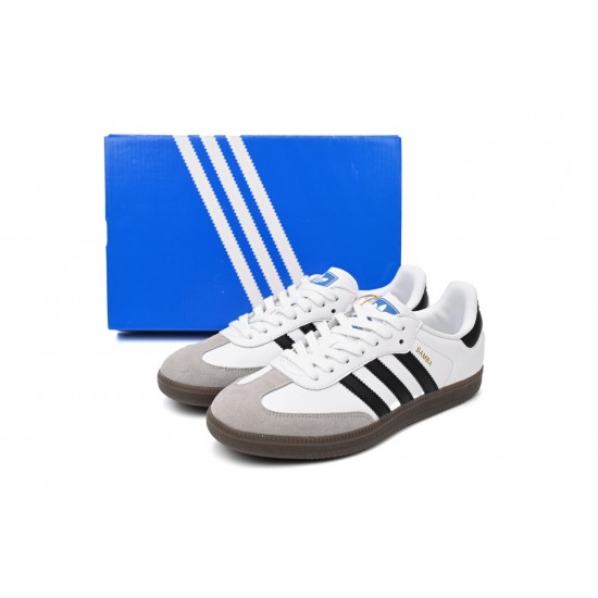 Adidas Originals Samba Vegan OG White Black Grey For Women And Men Running Shoes B75806