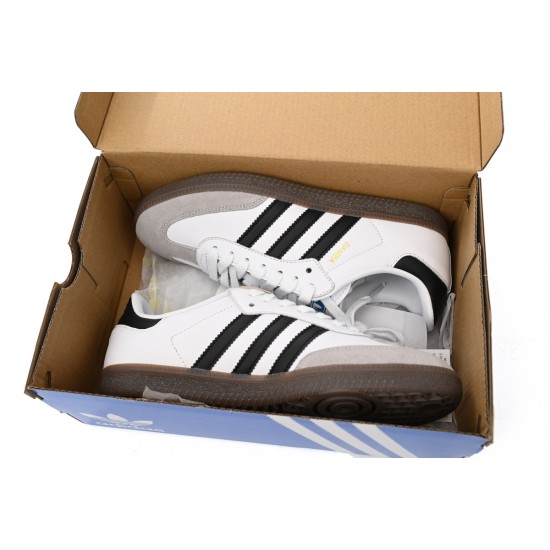 Adidas Originals Samba Vegan OG White Black Grey For Women And Men Running Shoes B75806