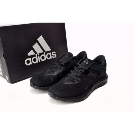 Adidas Pure Boost 21 All Black For Women And Men Running Shoes GW3500