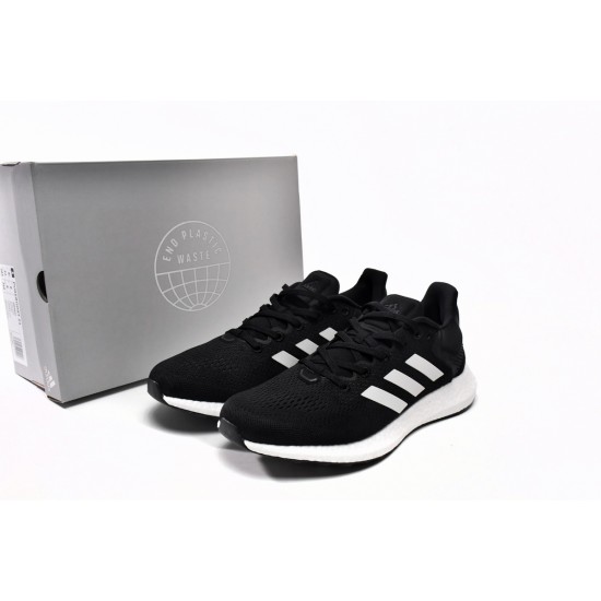 Adidas Pure Boost 21 Black White For Women And Men Running Shoes GW4832