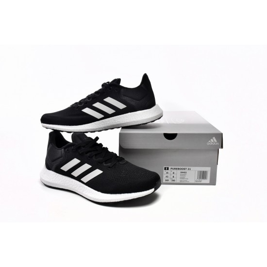 Adidas Pure Boost 21 Black White For Women And Men Running Shoes GW4832