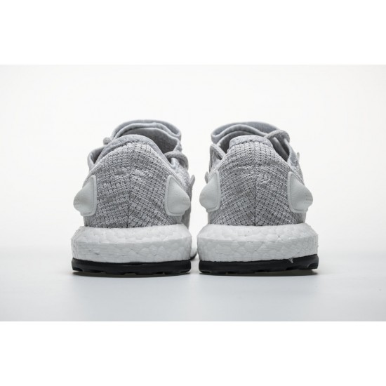 Adidas Pure Boost Bright Gray White For Women And Men Shoes BB6277