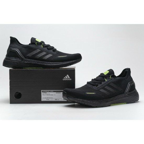 Adidas Pure Boost S RDY Black Fluorescent Light Green For Men Shoes FY3471