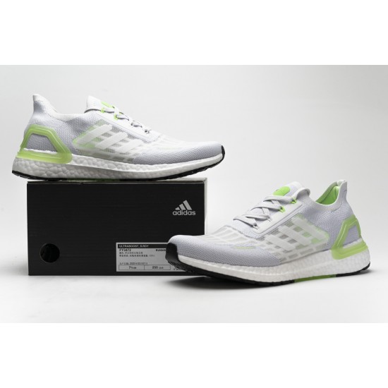 Adidas Pure Boost S RDY White Fluorescent Light Green For Men Shoes FY3472