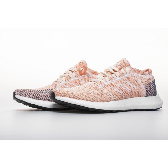 Adidas Pure Boost White Pink For Women Shoes B75666