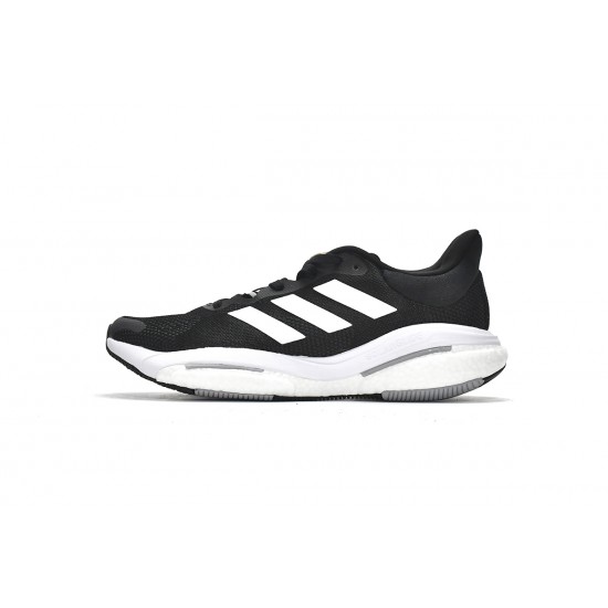 Adidas Solar Glide 5 Black And White For Men Running Shoes GX5493