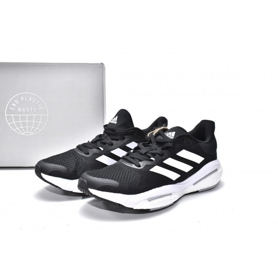 Adidas Solar Glide 5 Black And White For Men Running Shoes GX5493