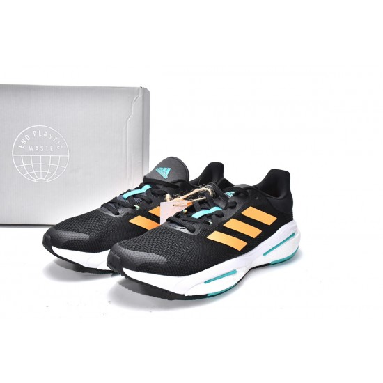 Adidas Solar Glide 5 Black Orange Turqoise For Women And Men Shoes GX5469