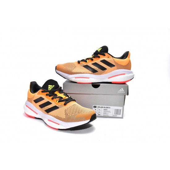 Adidas Solar Glide 5 Flash Orange Turbo For Men Running Shoes GX5470