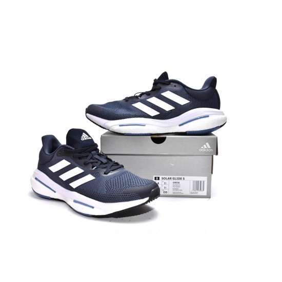 Adidas Solar Glide 5 Shadow Navy White For Men Running Shoes GY8726