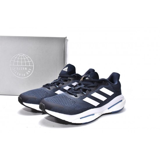 Adidas Solar Glide 5 Shadow Navy White For Men Running Shoes GY8726