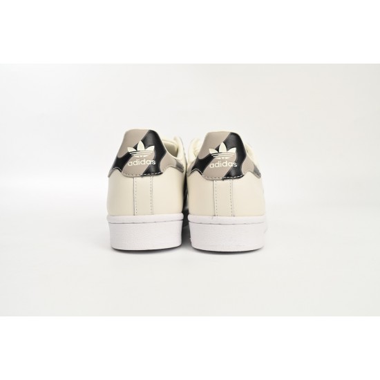 Adidas Superstar Sneakers Beige White Black For Women Shoes HP9779