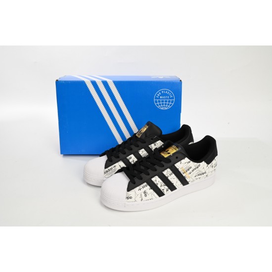 Adidas Superstar Sneakers Black White Grey For Women And Men Shoes FV2819