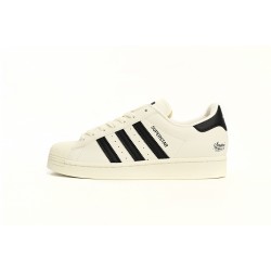 Adidas Superstar Sneakers White Beige Black For Women And Men Shoes GZ2203 