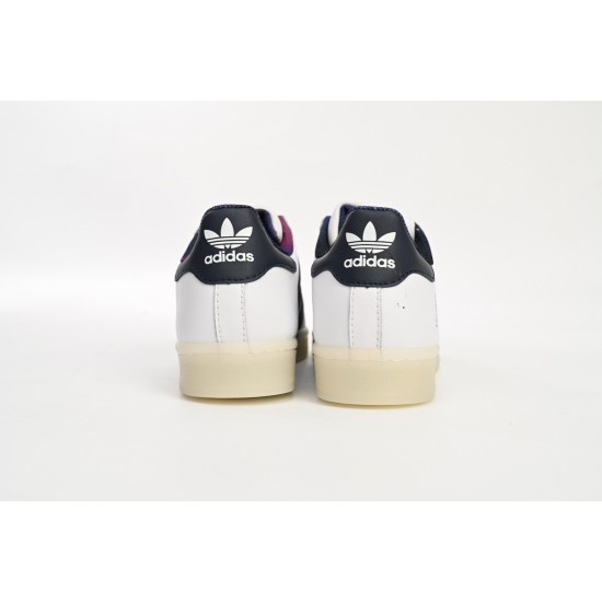 Adidas Superstar Sneakers White Beige Black For Women Shoes HQ2175