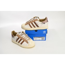 Adidas Superstar Sneakers White Beige Brown For Women And Men Shoes IG5976 