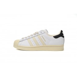 Adidas Superstar Sneakers White Beige For Women And Men Shoes ID4675 