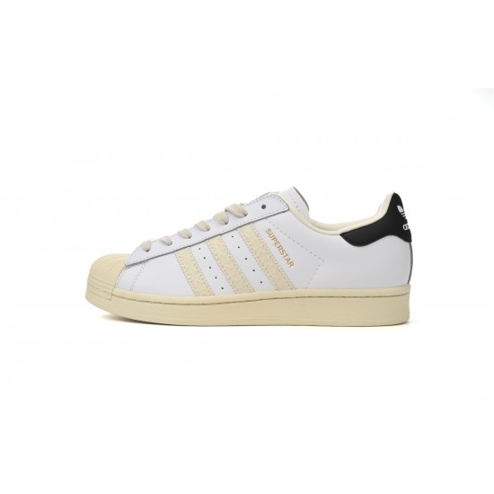 Adidas Superstar Sneakers White Beige For Women And Men Shoes ID4675