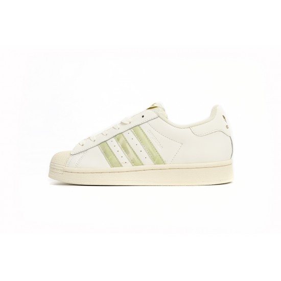 Adidas Superstar Sneakers White Black Gold Beige Green For Women And Men Shoes HQ6668