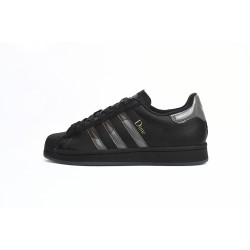 Adidas Superstar Sneakers White Black Gold Black For Women And Men Shoes FZ6003 