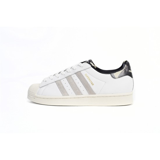 Adidas Superstar Sneakers White Black Gold White For Women And Men Shoes GY2565