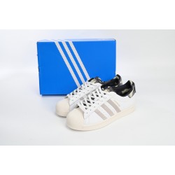 Adidas Superstar Sneakers White Black Gold White For Women And Men Shoes GY2565 