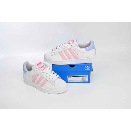 Adidas Superstar Sneakers White Black Gold Whiting For Women Shoes HQ1906