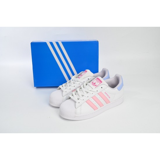 Adidas Superstar Sneakers White Black Gold Whiting For Women Shoes HQ1906