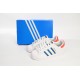 Adidas Superstar Sneakers White Blue And Red For Women Shoes HQ1939