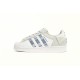 Adidas Superstar Sneakers White New Cherry Denim Blue For Women Shoes IG3005