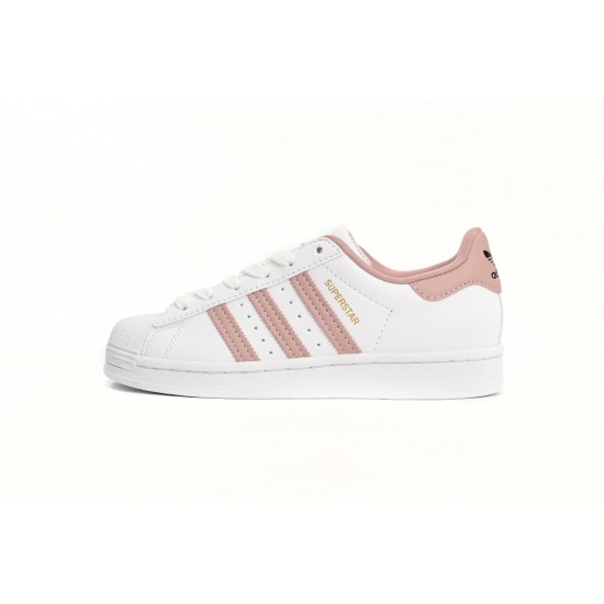 Adidas Superstar Sneakers White Pink For Women Shoes GY5987