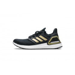 Adidas Ultra BOOST 20 Consortium Black Gold Metallic Real Boost For Men Shoes EE4393 