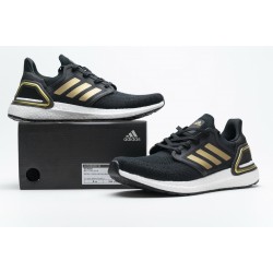 Adidas Ultra BOOST 20 Consortium Black Gold Metallic Real Boost For Men Shoes EE4393 