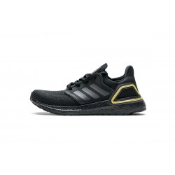 Adidas Ultra BOOST 20 Consortium Black Gold Real Boost For Men Shoes EG0754 