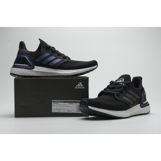 Adidas Ultra BOOST 20 Consortium Blue Violet Metallic Real Boost For Women And Men Shoes EG0692