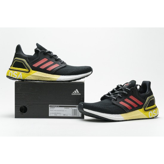 Adidas Ultra BOOST 20 Osaka City Pack Black Red For Men Shoes FX7815