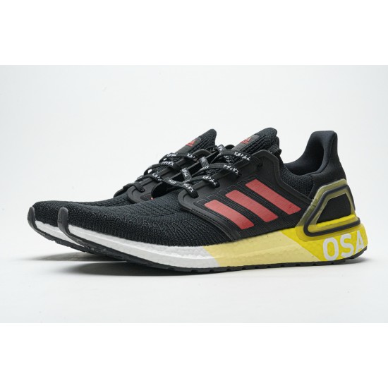 Adidas Ultra BOOST 20 Osaka City Pack Black Red For Men Shoes FX7815