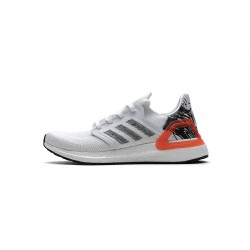 Adidas Ultra BOOST 20 Splatter White Black Red For Men Shoes EG0699 