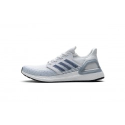 Adidas Ultra BOOST 20 White Light Blue For Women And Men Shoes FY3454 