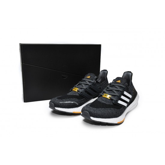 Adidas Ultra Boost 2021 City Pack Black White For Men Shoes GW5838