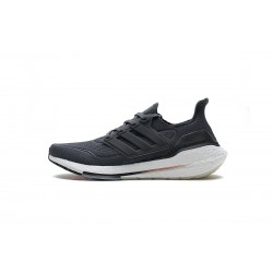 Adidas Ultra Boost 2021 Dark Grey White For Men Shoes FY0372 