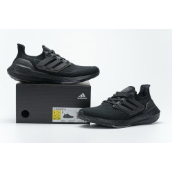 Adidas Ultra Boost 2021 Triple Black For Women And Men Shoes FY0306 