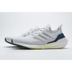 Adidas Ultra Boost 2021 White Blue For Men Shoes FY0371 