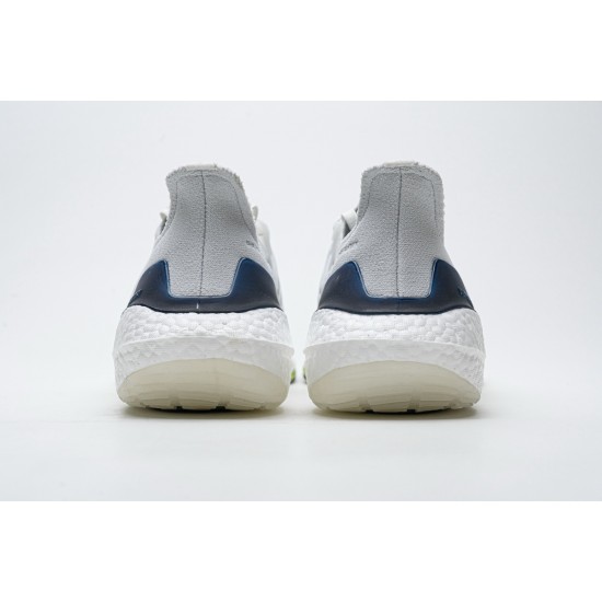 Adidas Ultra Boost 2021 White Blue For Men Shoes FY0371